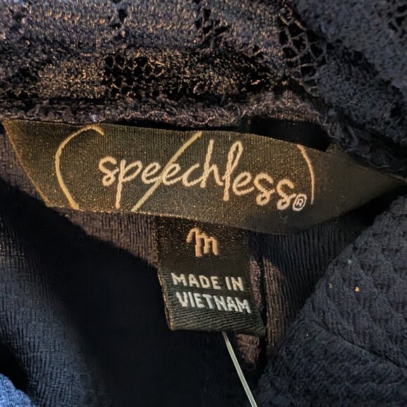 Speechless Navy Dress Size Med NWT - Picture 8 of 14